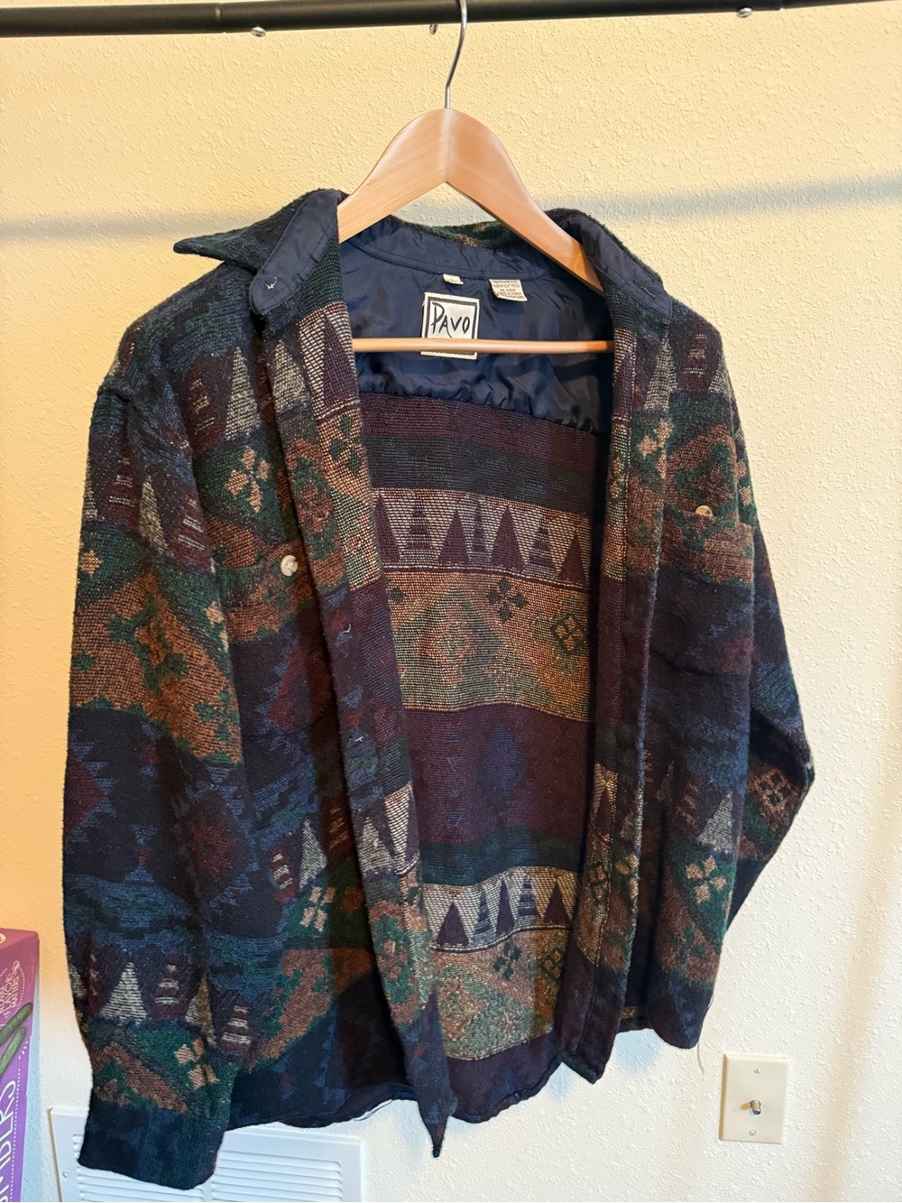 Men’s Multicolor Patterned Jacket